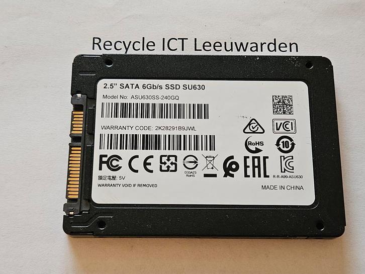 Adata 240gb laptop ssd hdd hardeschijf su630, Computers en Software, Harde schijven, Gebruikt, Laptop, Intern, SSD, SATA, Ophalen of Verzenden