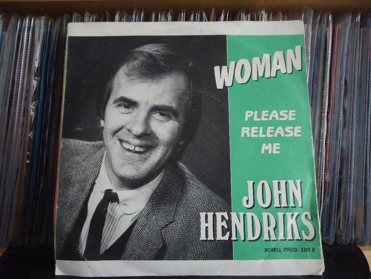 7" Single John Hendriks - Woman / Please Release Me (Disco), Cd's en Dvd's, Vinyl Singles, Gebruikt, Single, Pop, 7 inch, Ophalen of Verzenden