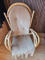 Rieten stoel, Huis en Inrichting, Stoelen, Ophalen, Gebruikt, Bruin, Eén