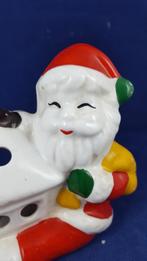 Vintage kerstdecoratie: kerstman waxinelichtjeshouder. W3, Tweedehands verkoop, Tweedehands verkoop, Gebruikt, Ophalen of Verzenden