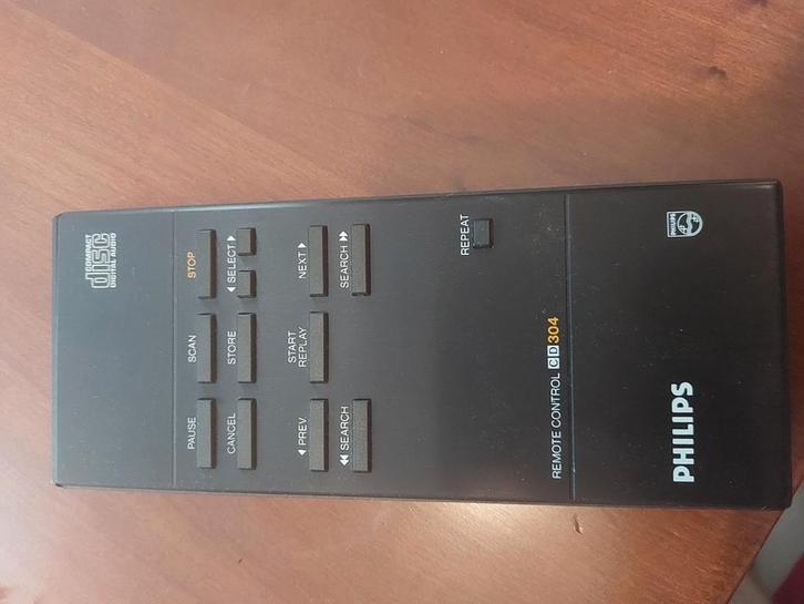 Philips CD304 remote control, Audio, Tv en Foto, Afstandsbedieningen, Zo goed als nieuw, Ophalen of Verzenden