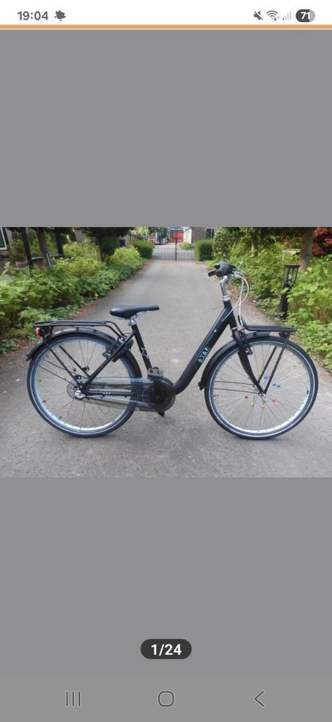 Mooie matzwarte 26" Batavus Star met 3 versnellingen, Fietsen en Brommers, Fietsen | Kinderfietsjes, Gebruikt, 20 inch of meer