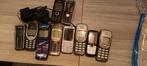 10 oude nokia telefoons, Ophalen of Verzenden, Gebruikt, Geen camera, Zwart