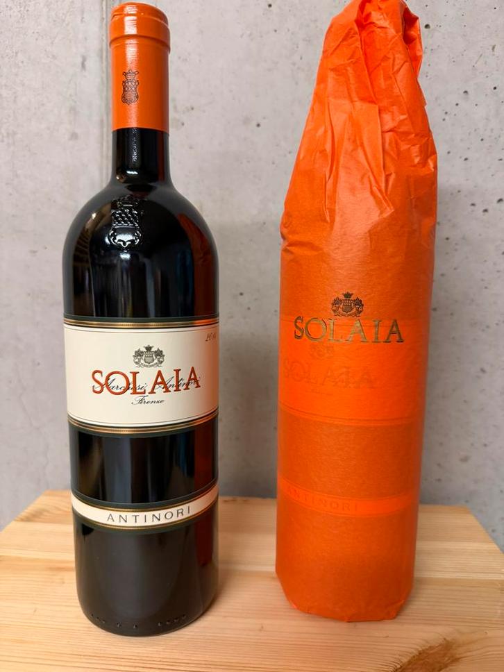 Super italiaanse wijn Solaia antinori 2014, Verzamelen, Wijnen, Zo goed als nieuw, Rode wijn, Ophalen of Verzenden