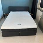 Bezorging is mogelijk 160x210 inzgs complete boxspring bed, Huis en Inrichting, 210 cm, Tweepersoons, Ophalen of Verzenden, Zo goed als nieuw