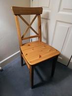 6 Ikea INGOLF
 stoelen, Gebruikt, Bruin, Ophalen of Verzenden, Landelijk