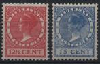 154 - 55 ONGEBRUIKT ( Wilhelmina "Veth" Cat. € 10,- ), Postzegels en Munten, Postzegels | Nederland, Verzenden, T/m 1940, Postfris