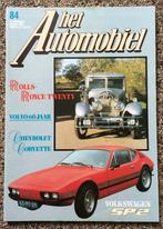 Automobiel: Volvo 60 jaar, Corvette, VW SP2, Rolls-Royce 20, Ophalen of Verzenden, Gelezen, Algemeen