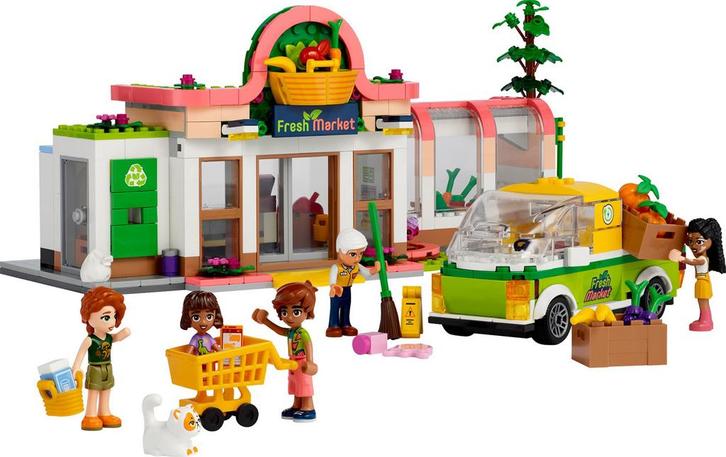 Lego Friends Biologische Supermarkt 41729, Kinderen en Baby's, Speelgoed | Duplo en Lego, Lego, Complete set, Ophalen of Verzenden