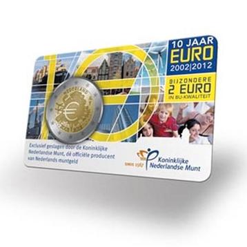 10 Jaar Euro 2002|2012 Bijzondere 2 Euro BU Coincard beschikbaar voor biedingen