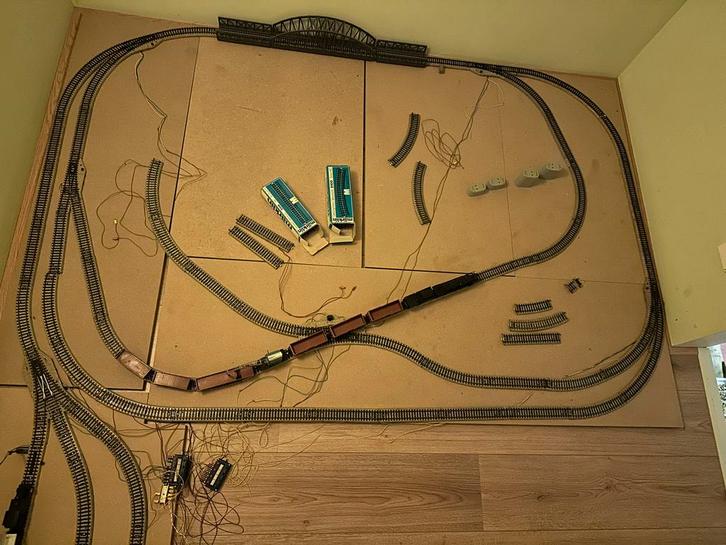 Marklin HO Treinbaan Compleet, Hobby en Vrije tijd, Modeltreinen | H0, Gebruikt, Treinset, Wisselstroom, Märklin, Analoog, Ophalen of Verzenden