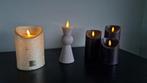 Diverse LED kaarsen, Kunststof, Grijs, Ophalen of Verzenden, Zo goed als nieuw