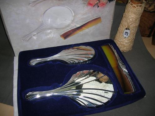 3 delig kapset silver-plated in doos kaptafelset, Antiek en Kunst, Curiosa en Brocante, Ophalen of Verzenden