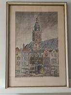 Potloodtekening St. Stevenskerk Nijmegen voor het bombardeme, Antiek en Kunst, Kunst | Schilderijen | Klassiek, Ophalen