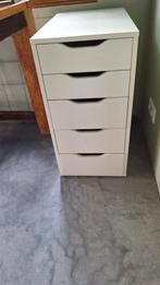 2 witte kastjes, Ophalen, 50 tot 100 cm, Zo goed als nieuw, 3 of 4 laden