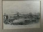 The new suspension bridge van lambeth.Getekend door jl.wood., Ophalen of Verzenden, Zo goed als nieuw, Tekening