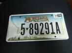 Kentekenplaat licenseplate Montana 5 USA, Verzenden, Gebruikt, Auto's
