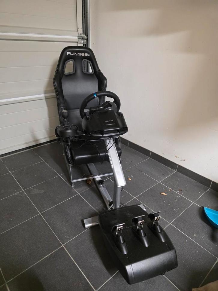 Playseat Evolution, Logitech G29 + Shifter, Spelcomputers en Games, Spelcomputers | Xbox | Accessoires, Zo goed als nieuw, Stuurtje of Sportattribuut