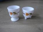 2 eierdopjes, arcopal groente., Huis en Inrichting, Keuken | Servies, Overige typen, Ophalen of Verzenden, Overige stijlen, Glas