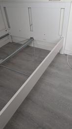 Ikea Songesand Bed 140cm x 200cm, Ophalen, Gebruikt, Wit, Tweepersoons