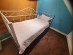 metalen bed frame wit voor kind, Huis en Inrichting, Ophalen, Gebruikt, 90 cm, Eenpersoons
