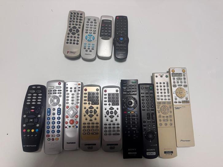Diverse Afstandsbedieningen - Philips, Sony, Pioneer etc., Audio, Tv en Foto, Afstandsbedieningen, Gebruikt, Origineel, Dvd, Tv