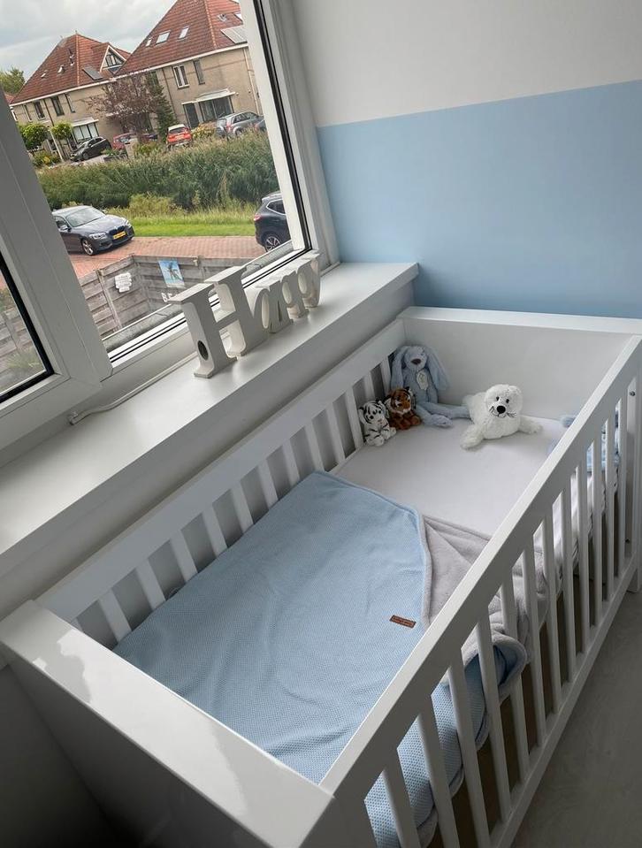 Ledikant kidsmill alaska wit, Kinderen en Baby's, Kinderkamer | Complete kinderkamers, Zo goed als nieuw, Jongetje of Meisje, Ophalen