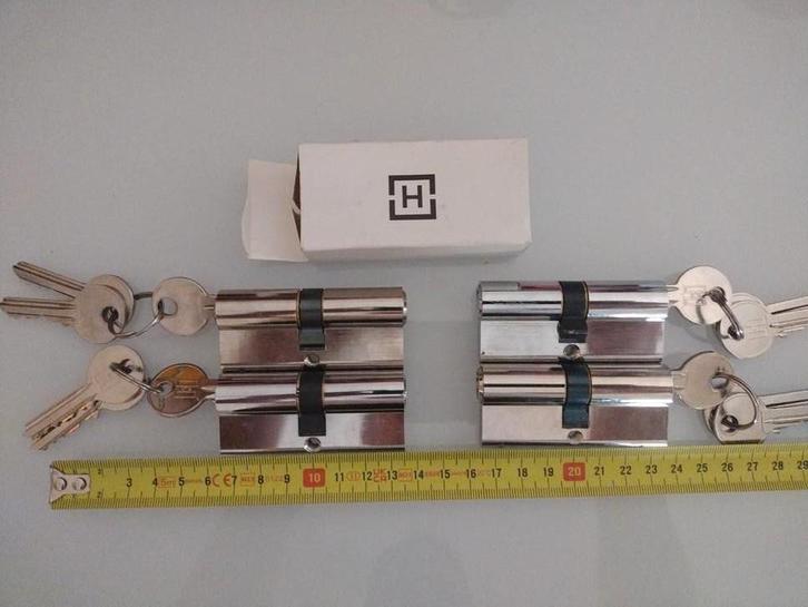4x Veiligheidscilinder SKG** Nieuw - Incl. Sleutels, Huis en Inrichting, Overige Huis en Inrichting, Nieuw, Ophalen of Verzenden
