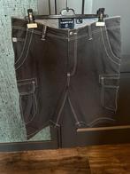Korte gestreepte grijze broek Twinlife Maat XL Zo goed als n, Verzenden, Maat 56/58 (XL), Zo goed als nieuw, Twinlife