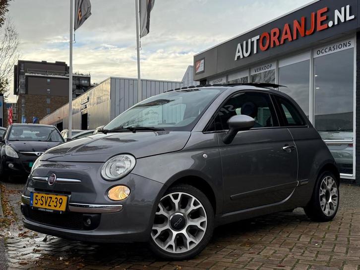 Fiat 500 0.9 TwinAir Lounge-Pano-Clima-APK, Auto's, Fiat, Bedrijf, Te koop, ABS, Airbags, Airconditioning, Centrale vergrendeling