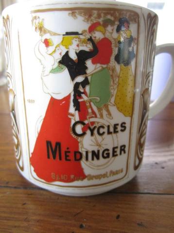 beker / mok Cycles Médinger , Rue Brunnel Paris beschikbaar voor biedingen