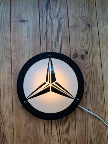 Mercedes Wandlamp - Garage Decoratie beschikbaar voor biedingen