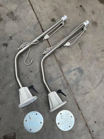 Davits boot RVS bijboot Davids bootlift kruiser beschikbaar voor biedingen