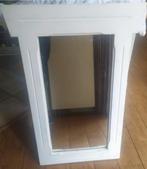 witte brocante spiegel, Huis en Inrichting, Woonaccessoires | Spiegels, Minder dan 50 cm, Gebruikt, Ophalen of Verzenden, Minder dan 100 cm