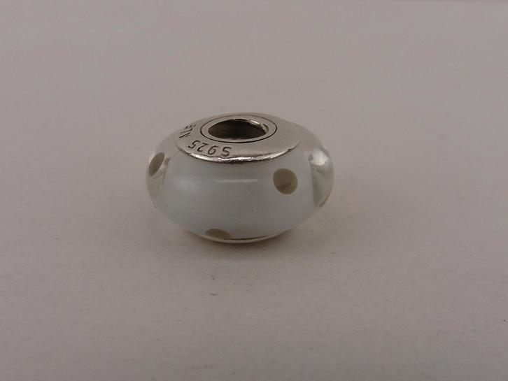 Zilveren Pandora bedel                                  Z40c, Sieraden, Tassen en Uiterlijk, Bedels, Gebruikt, Pandora, Glas of Kristal