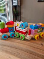 Houten Blokken Trein - Woezel & Pip, Ophalen, Zo goed als nieuw, Jongen of Meisje