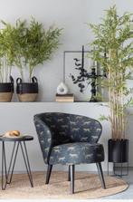 WOOOD luipaard stoelen 2 stuks, Huis en Inrichting, Stoelen, Ophalen, Zo goed als nieuw, Zwart