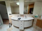 Dubbel Wastafelmeubel Detremmerie zand/beige kleur, Huis en Inrichting, Ophalen, Zo goed als nieuw