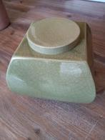 Mooie groene voorraadpot, Ophalen of Verzenden, Zo goed als nieuw, Glas of Kopje