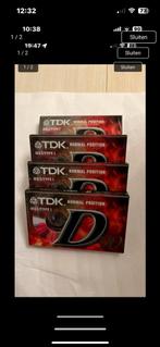 Cassettebandjes TDK 90 min ( prijs per 4 stuks !!!), Cd's en Dvd's, Cassettebandjes, 2 t/m 25 bandjes, Overige genres, Ophalen of Verzenden