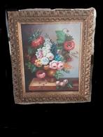 Bloemenschilderij met lijst, Ophalen