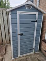 Keter Manor 43 Tuinhuis - 103x129x196cm

- Grijs, Tuin en Terras, Tuinhuizen, Kunststof, Tuinhuis, Zonder ramen, Ophalen