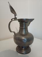 Vintage schenkkan van hoogwaardig tin, Antiek en Kunst, Ophalen of Verzenden