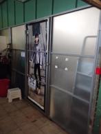 17 delen zware glaswand incl 1 deur, Ophalen, Zo goed als nieuw, 120 tot 160 cm, 160 cm of meer