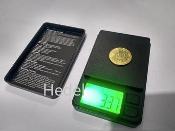 Micro 0.01 gram weegschaaltje goudweegschaal edelmetalen beschikbaar voor biedingen