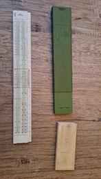 Originele Faber-Castell Rekenlineaal met Houder, Antiek en Kunst, Antiek | Gereedschap en Instrumenten, Ophalen of Verzenden
