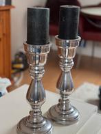 Kandelaars ijzer 35 cm hoog, Antiek en Kunst, Antiek | Kandelaars, Ophalen of Verzenden, Overige materialen