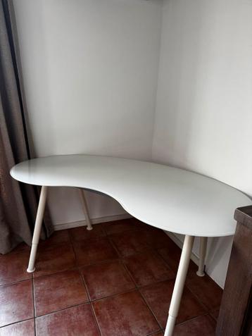 Wit glazen Bureau - afbeelding 2