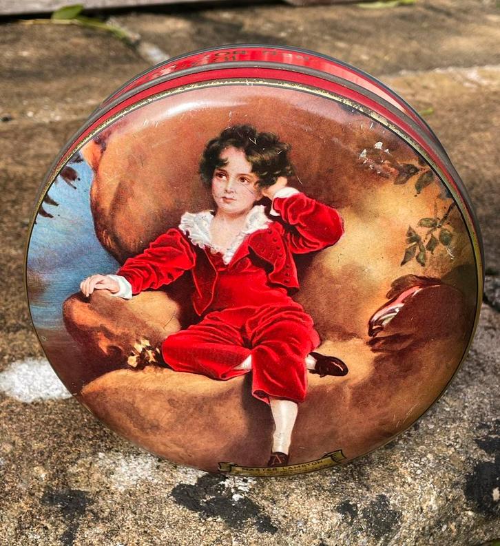 Engels blik Wilkin’s Toffee The Red Boy, Verzamelen, Blikken, Gebruikt, Overige, Ophalen of Verzenden