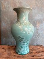 Chinese vaas kristalglazuur, Overige kleuren, Aardewerk of Porselein, Ophalen of Verzenden, Zo goed als nieuw